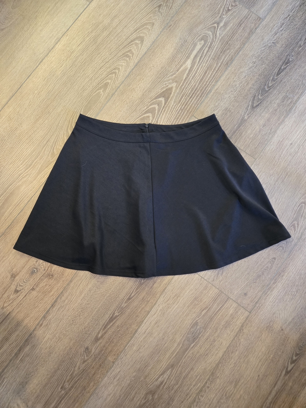 Cider Black A-Line Mini Skirt